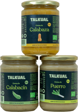 Crema puerro - crema calabacín - crema calabaza