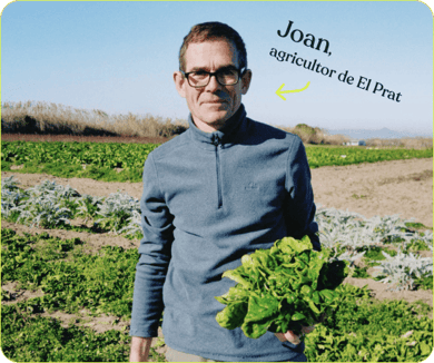 Joan - espinacas -agricultor El Prat