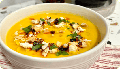 crema calabaza y zanahoria