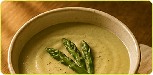 crema espárrago