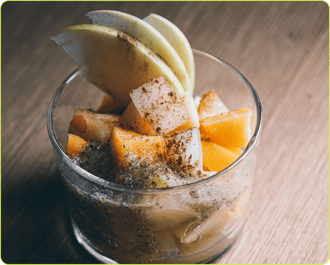 receta con albaricoque macedonia