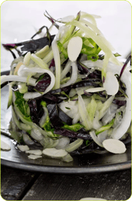 Receta de encurtido de nabo y verduras